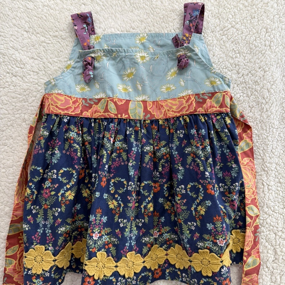 Matilda Jane Secret Fields Field of Lilies Knot Top Girls Size 6 Fall 2014